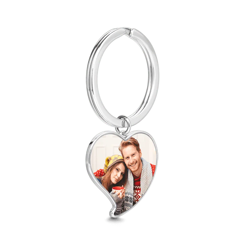 Personalized Silver Keychain